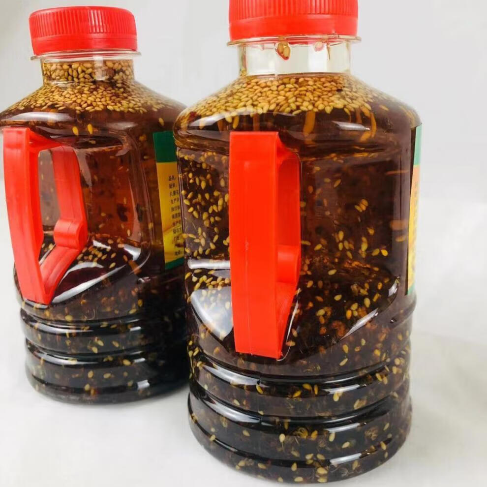 葱花扎蒙胡麻油内蒙特产凉拌熟食调味油夏季凉菜福音 葱花扎蒙胡麻油