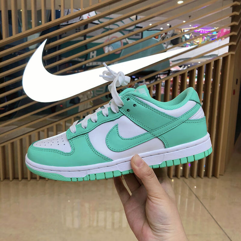 low绿板鞋男女情侣休闲鞋夏季浅色穿搭潮流莆田aj sbdunk绿 39【图片