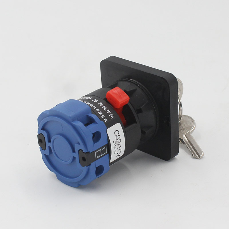 lw26-20/1cy单孔带锁钥匙转换开关220v电机线路电源切断【图片 价格