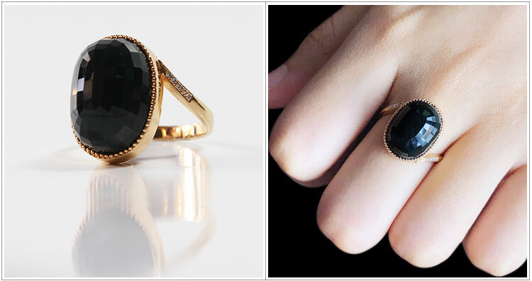 墨翠马鞍玉戒指绿蛋面男士戒面裸石翡翠戒指冰种女18k金镶嵌吊坠 19号