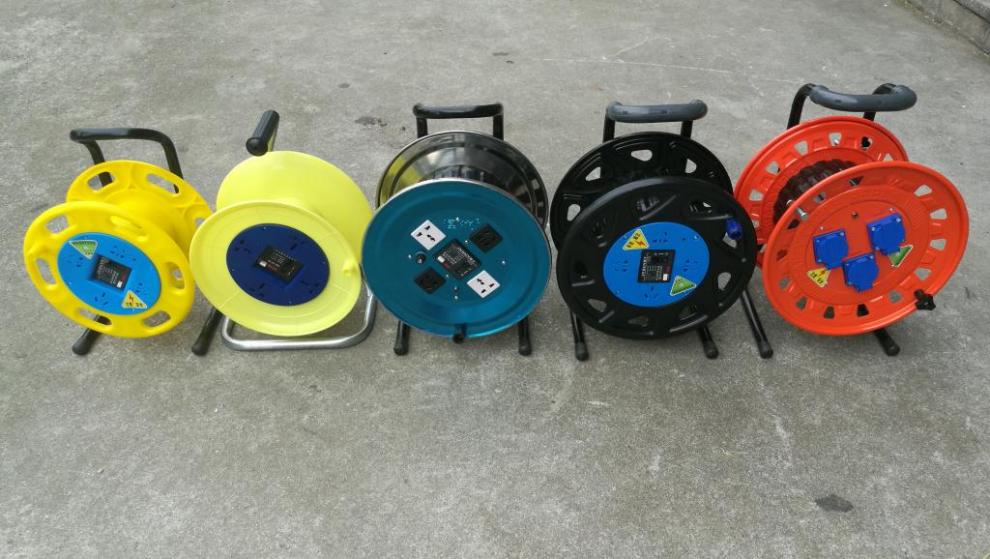 线盘移动电缆盘电线绕线滚子拖线卷盘20 30 50米线轴 a款 3*2.