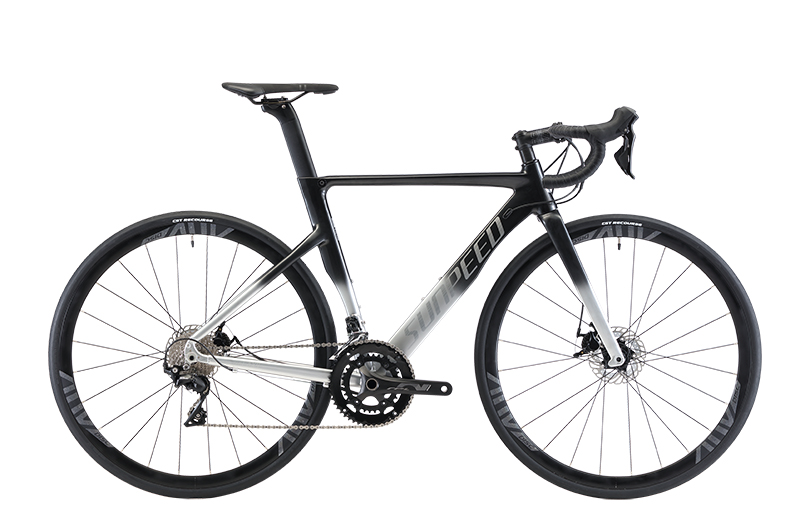 速比特sunpeed galaxy公路车铝合金砾石自行车线拉碟刹gravel单车 黑