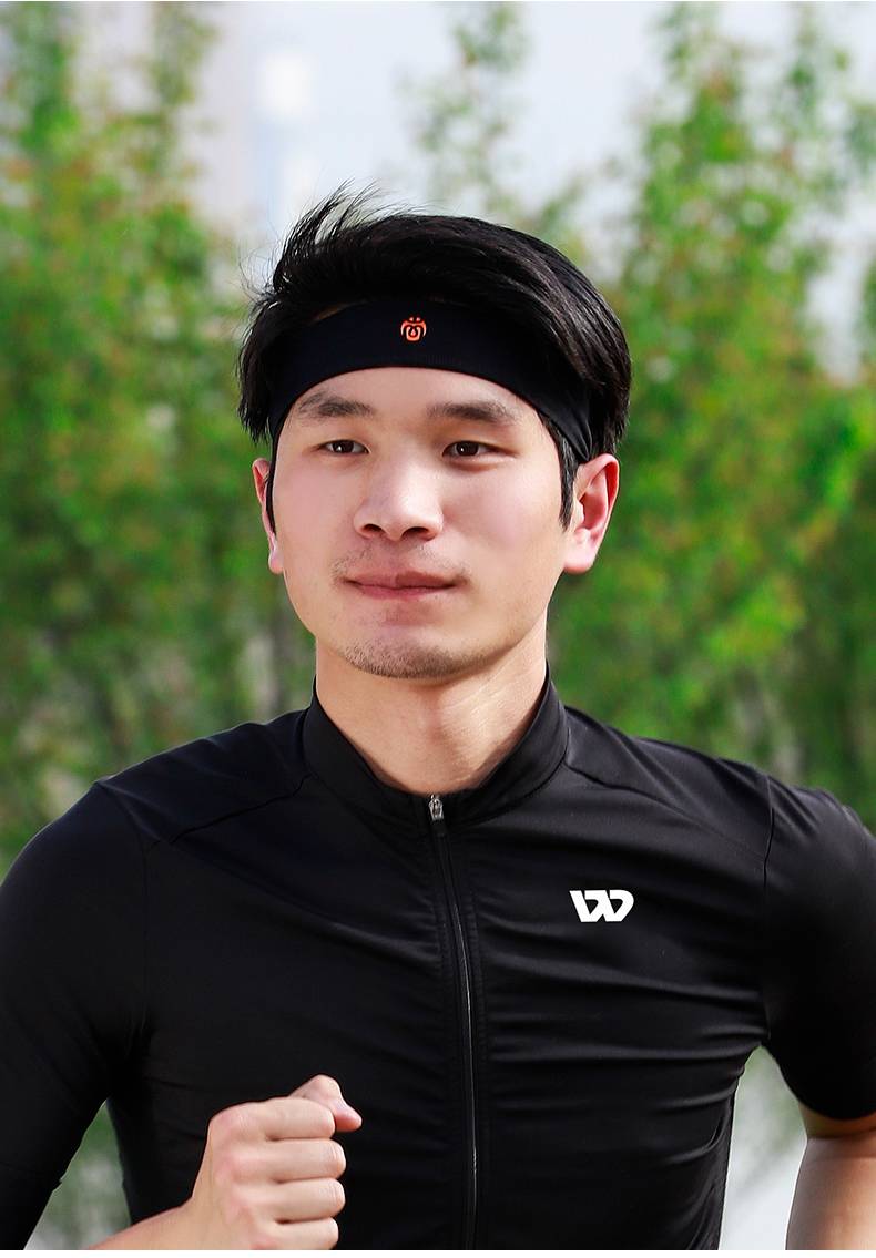 导汗带男夏天跑步 运动发带男女止汗头带跑步防汗瑜伽护额套吸汗头巾