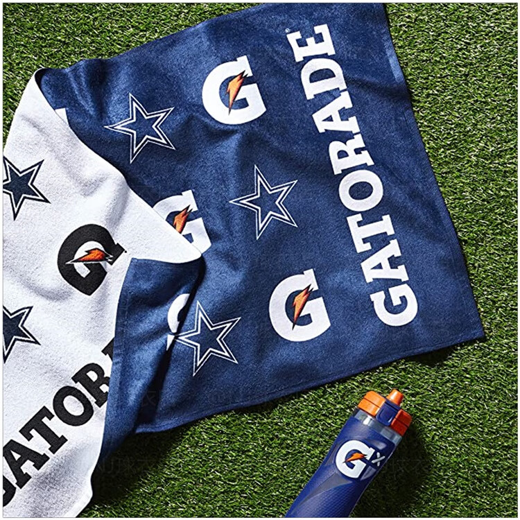 佳得乐运动毛巾美国 gatorade/佳得乐 nfl运动毛巾 篮球足球跑步健身