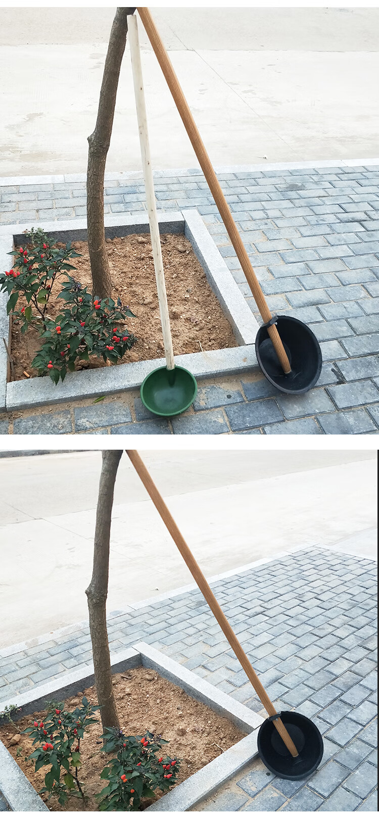 农用浇水神器家用大粪勺子粪瓢舀水瓢长柄浇水瓢粪掏勺农村菜地 平底