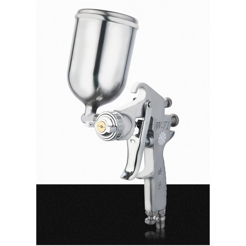 w77大口径油漆喷喷漆气动w71家具底漆胶水喷壶 w-77下壶 4.