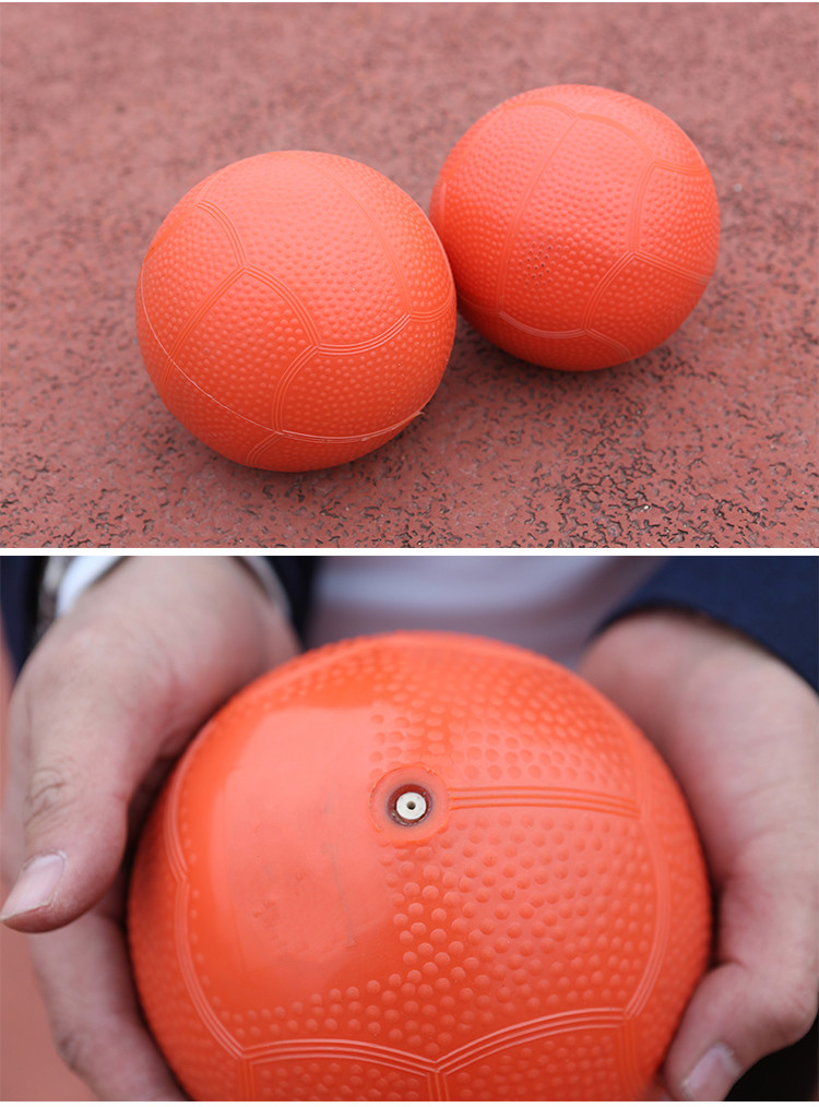 实心球铅球2公斤中生男女标准训练器材1kg充气实心球2kg