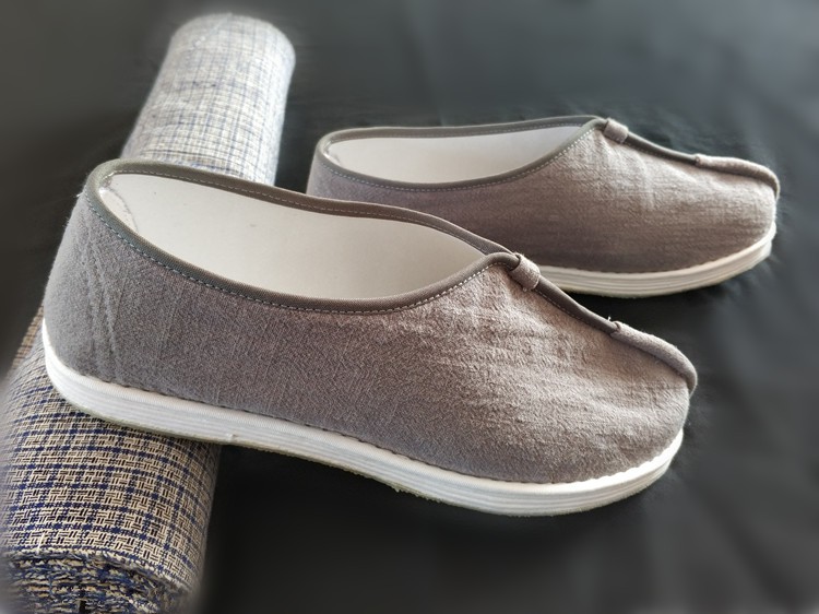 僧鞋复古风居士棉麻禅意布鞋出家人僧鞋手工千层底配茶服男女单鞋