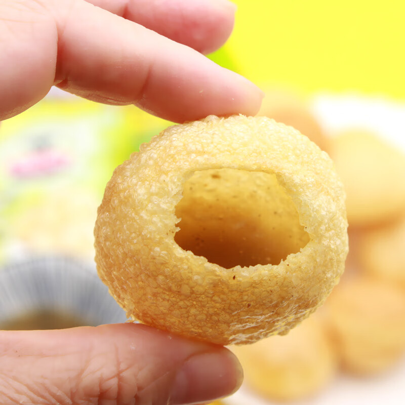 印度空心球片 美食帕尼布尼炸空心球片油炸小吃玛莎拉脆空心土豆球