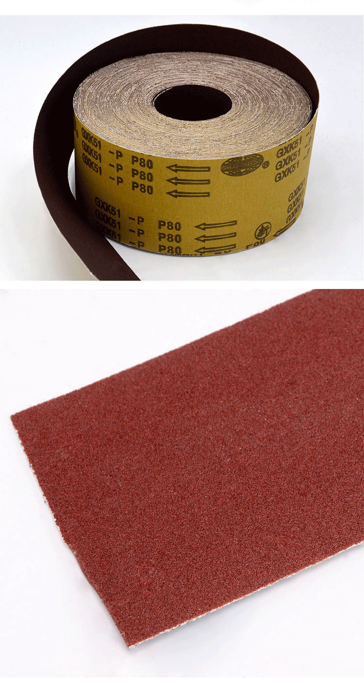 定制犀利牌xk51-p根雕木雕砂布卷 硬砂布 木工打磨除锈砂布4寸宽沙布