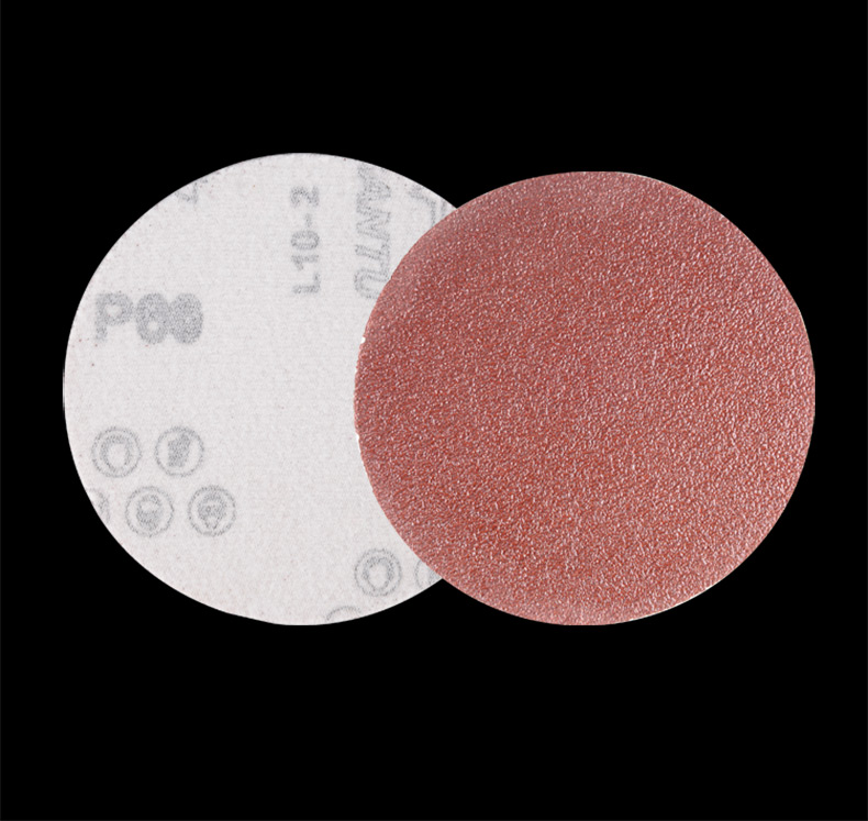 mm/150mm/180mm植绒砂纸片自粘式砂纸片抛光片打磨砂纸 100mm直径60目