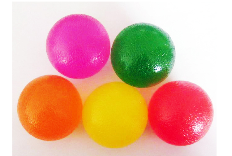 【现货直发】 锐思搏果冻硅胶球 减压球 握力手部按摩球恢复锻炼 轻中