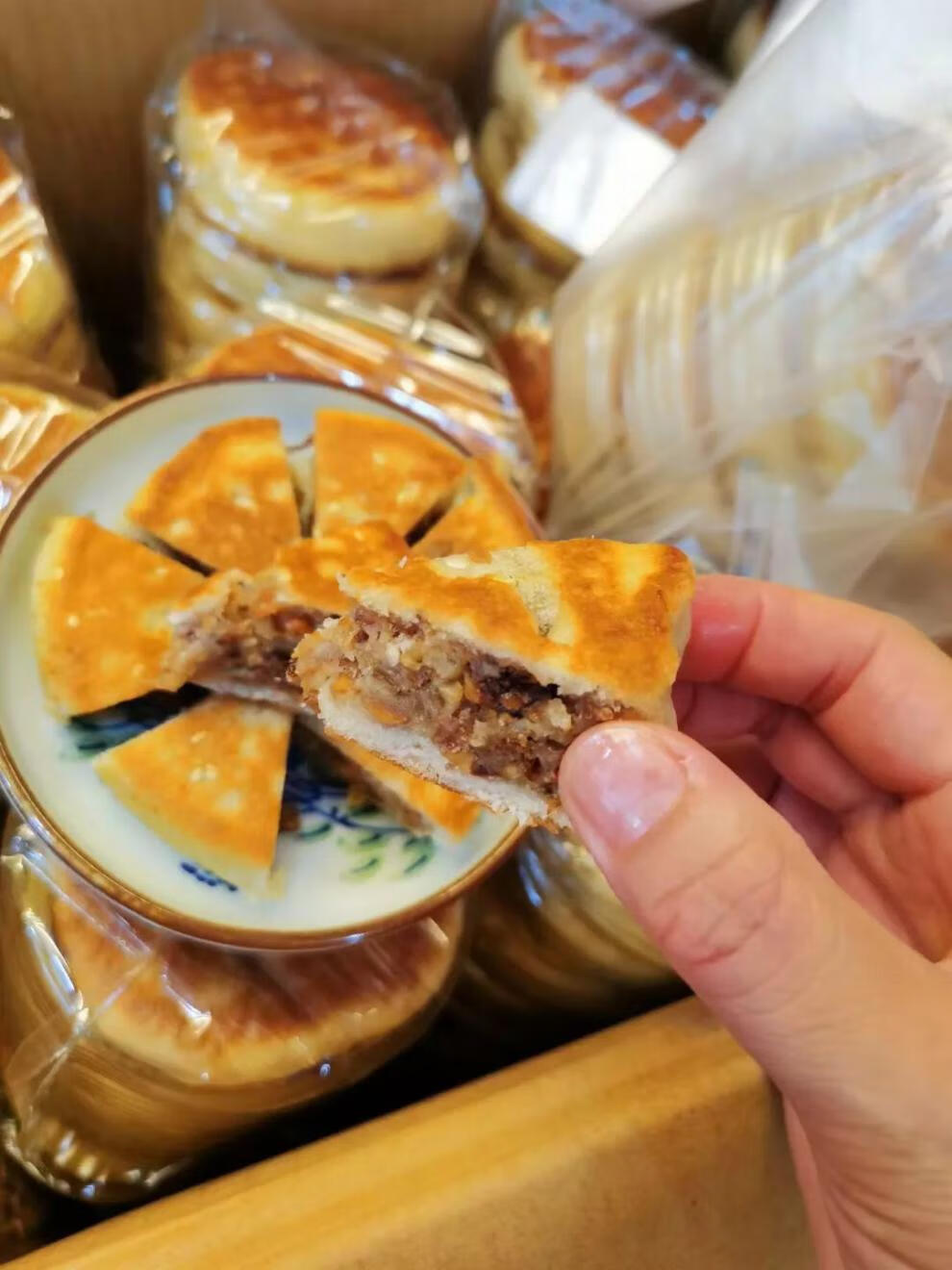 牧马安达 正宗龙涓大饼 (独立包装)现做古早味安溪特产传统手工糕点