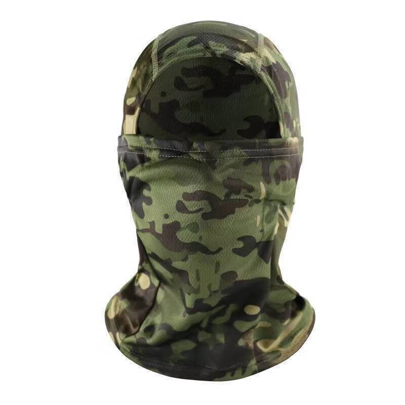 提丰 户外迷彩防晒面罩 防风防沙头巾 骑行围脖 防晒户外钓鱼头套面巾