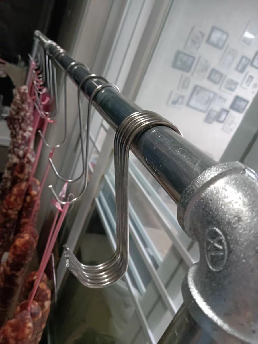 晒肉专用架子 挂香肠架子折叠家用阳台挂肉架凉晾晒咸肉腊肠腊肉风干