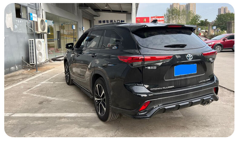 适用22款丰田汉兰达改装前后保险杠四代汉兰达皇冠陆放前后护杠装饰