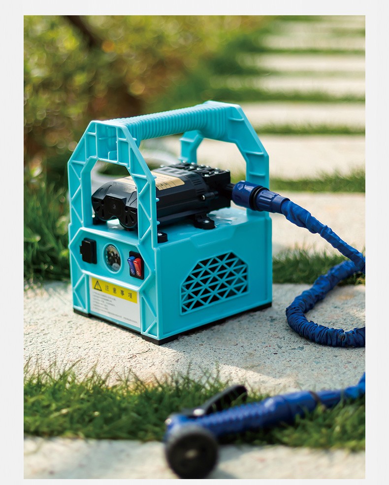 小型充电式抽水泵浇菜浇水机抽水机农用灌溉家用户外田园自吸16ah锂