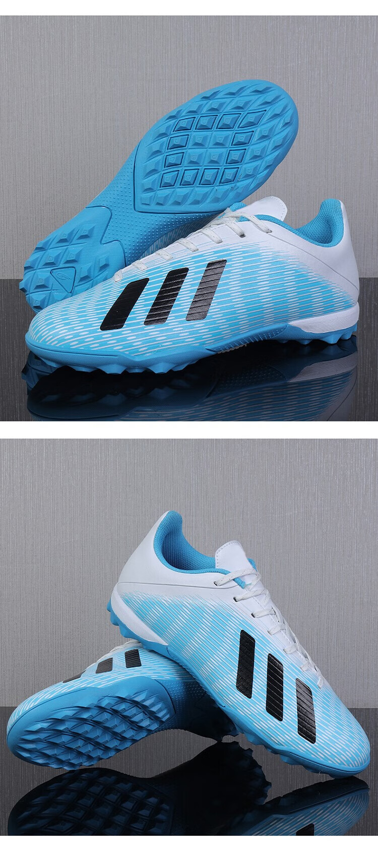 adidas nike梅西15足球鞋男女学生儿童长碎短tf钉nemeziz猎鹰20训练