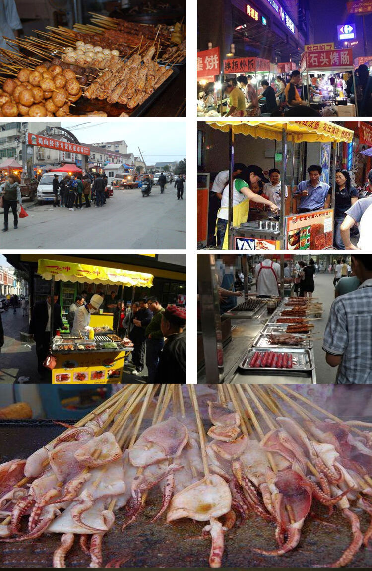 铁板烧设备商用小吃车商用摆摊多功能移动铁板烧手抓饼小吃车手推烧烤