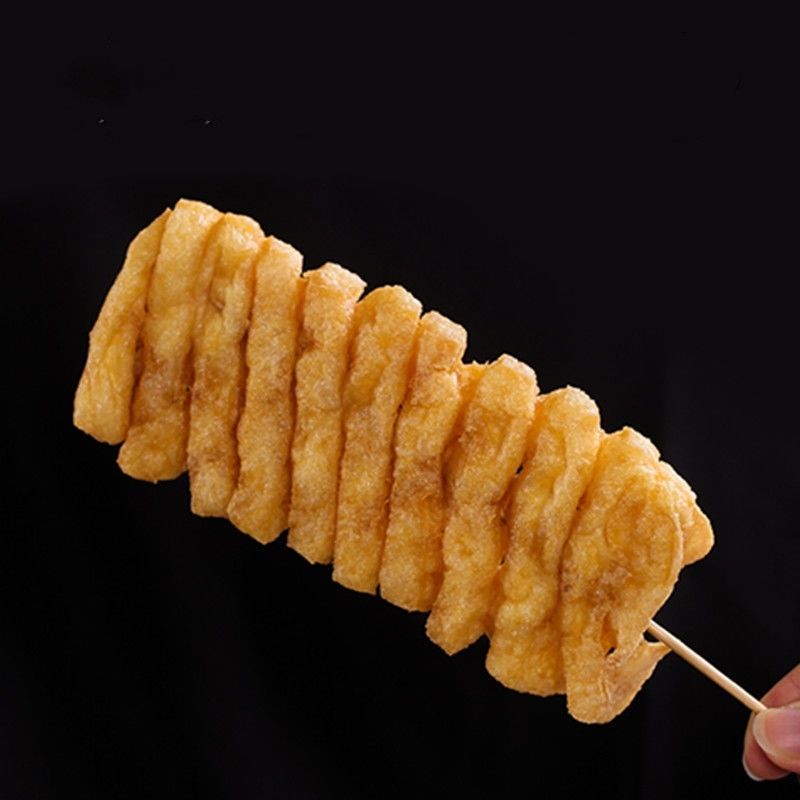 冷冻豆腐串20串包烧烤串豆串兰花干豆腐关东煮麻辣烫商用火锅串豆腐串