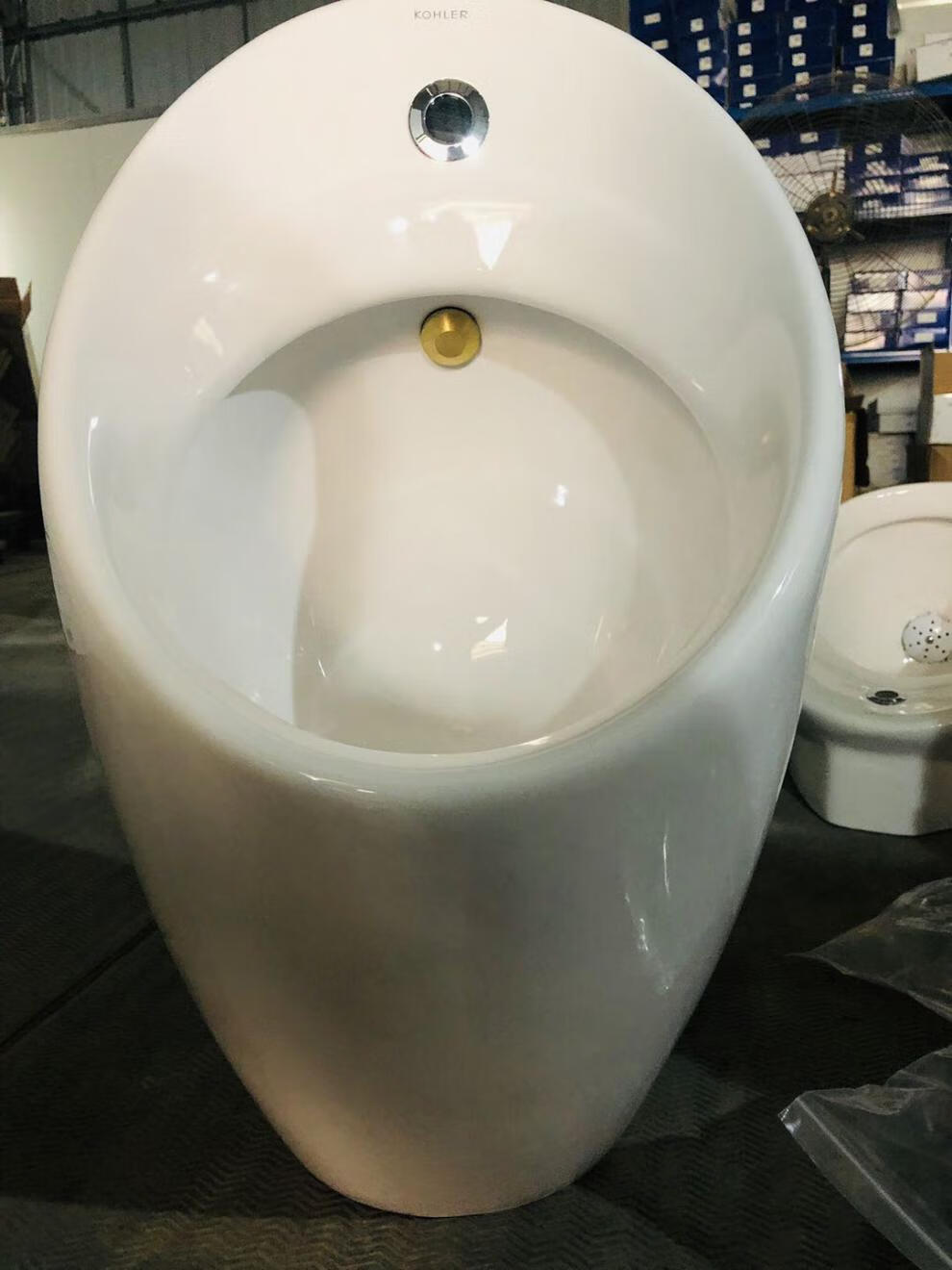 科勒小便斗k-16320t自动一体暗装感应18645男士挂墙小便器小便池定制