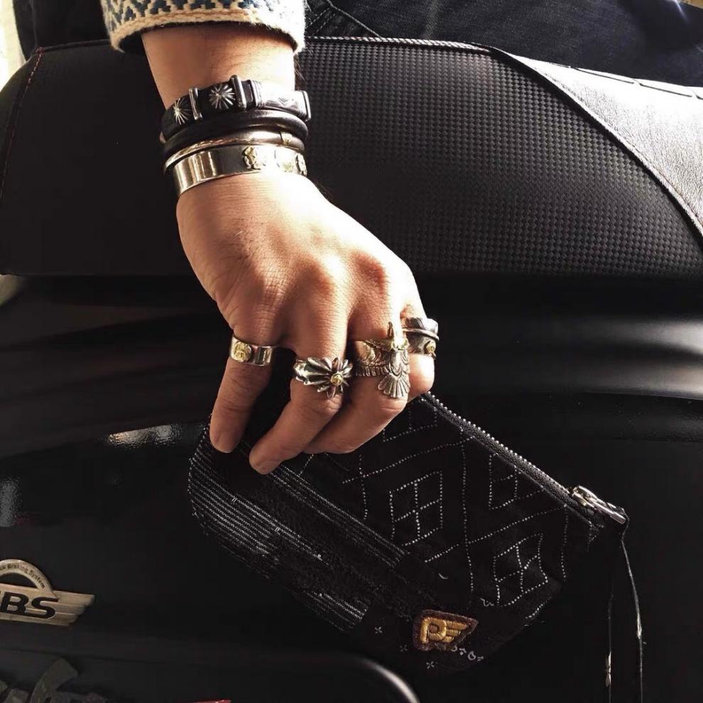 桓缘洋一生之环 高桥吾郎手环gorosgoros情侣款皮手镯 efp定制款 xs