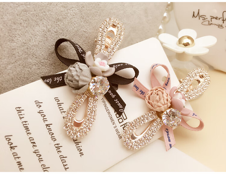 网红发夹简约少女一字夹韩国发卡子头饰刘海夹侧边发饰小边夹顶夹