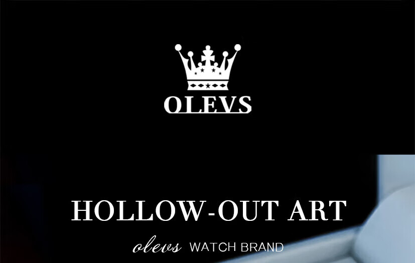 OLEVS Swiss Certified Men's Mechanical Watch Automatic Skeleton Tourbillon Multifunction Genuine Men's Watch 24