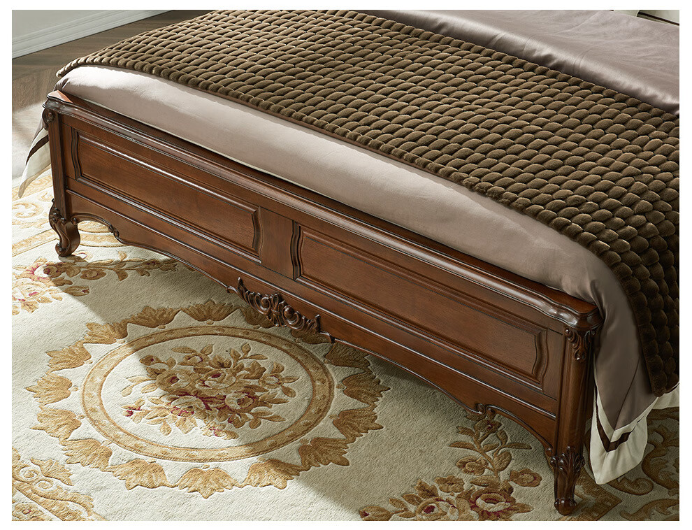 8米双人床 欧式皮艺婚床 1.5m(深棕色)【图片 价格 品牌 报价】-京东