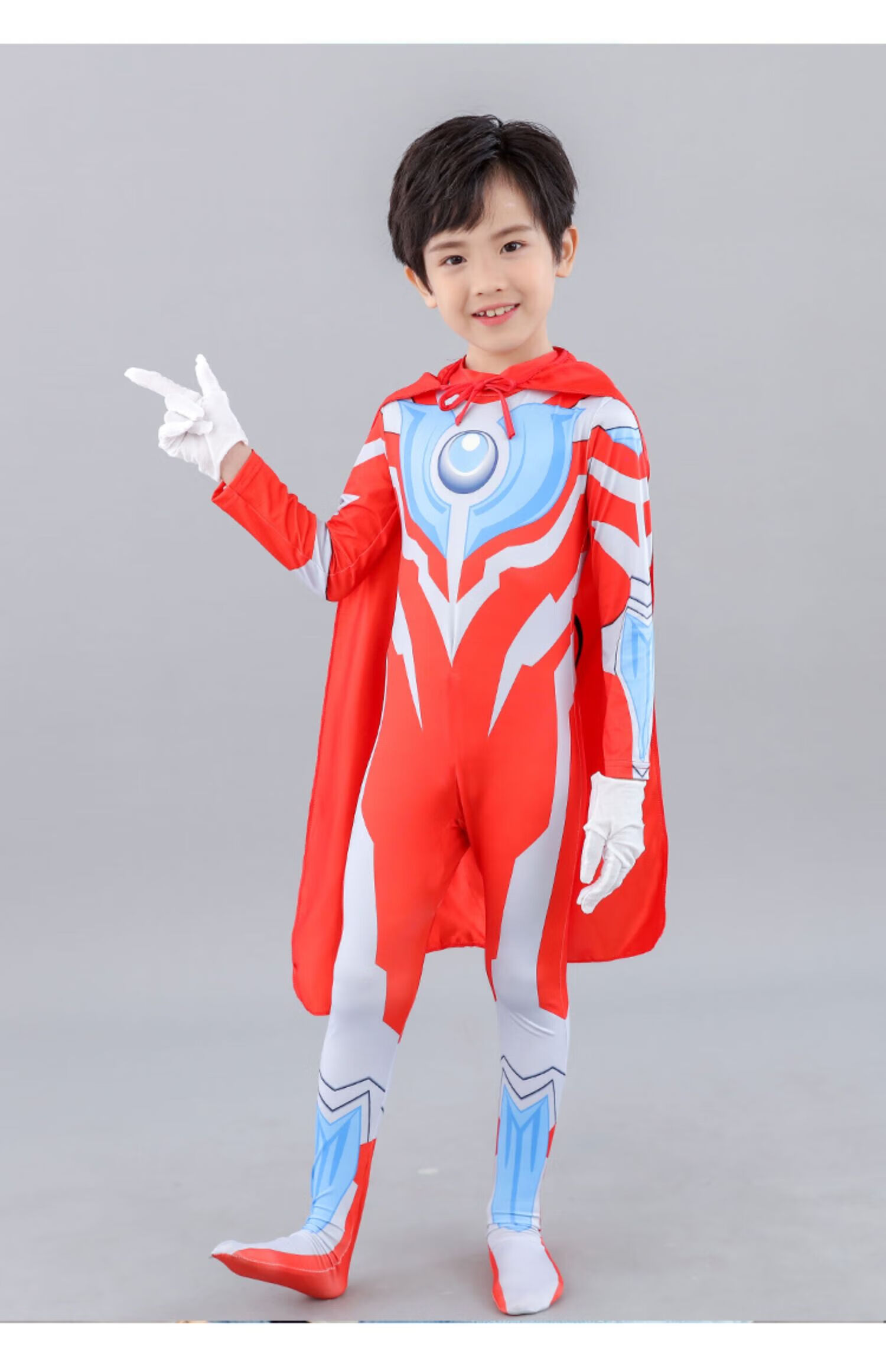 迪迦奥特曼儿童服装cosplay银河战衣男童赛罗套装欧布泽塔连体衣 泽塔