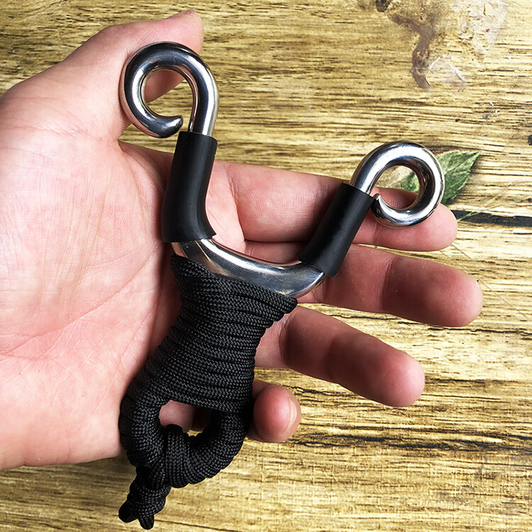 不锈钢传统弹弓子精准柳浪弹工竞技冷弯贴片弹弓皮筋手感圆润传统银色