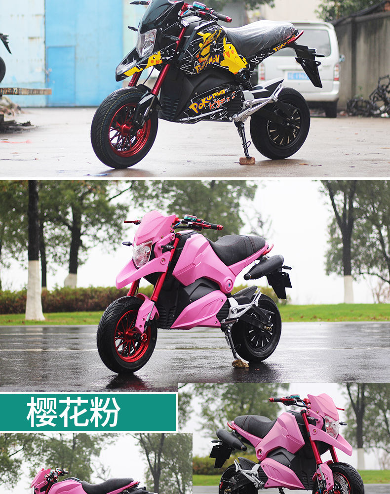 功率m5小怪电动越野车电摩黑色毒液花不含运费飙车款2000瓦72v20a电池