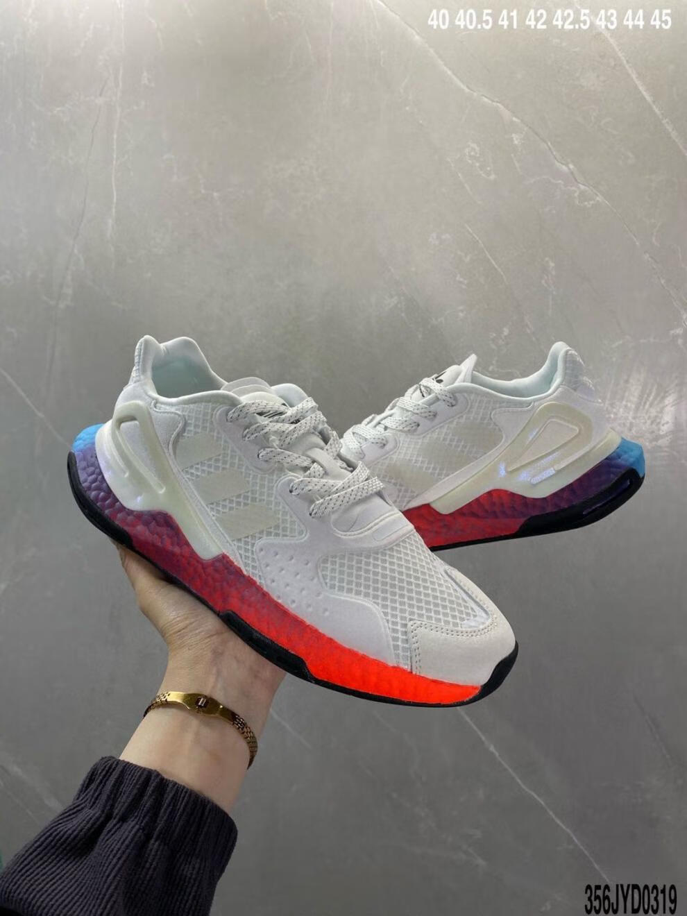 鞋三叶草夜行者二代男鞋复古休闲男女跑鞋nie jogger 夜行者2代男鞋