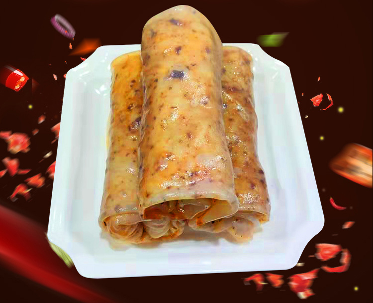 卷面皮裹凉皮 宿州淮北萧县方便速食真空包装 可凉拌即食卷凉皮裹面皮