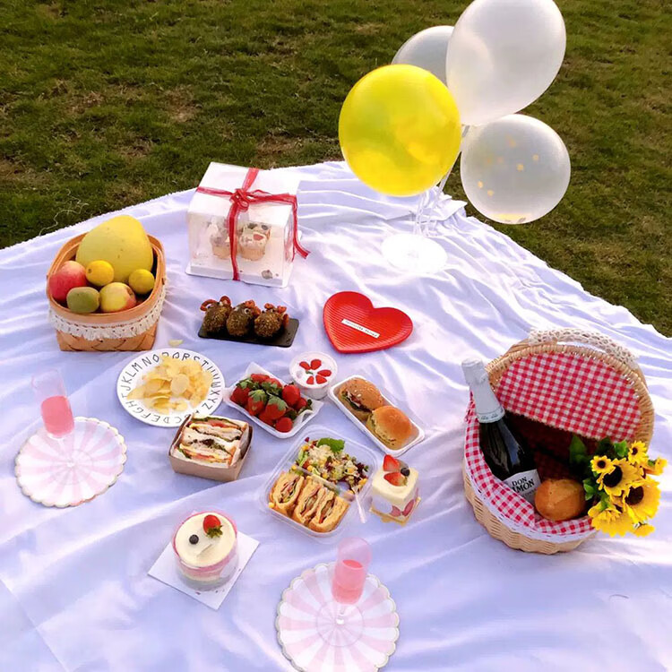 投影白布 白布白色布料拍照摄影投影背景布野餐布涤棉画布涂鸦扎染