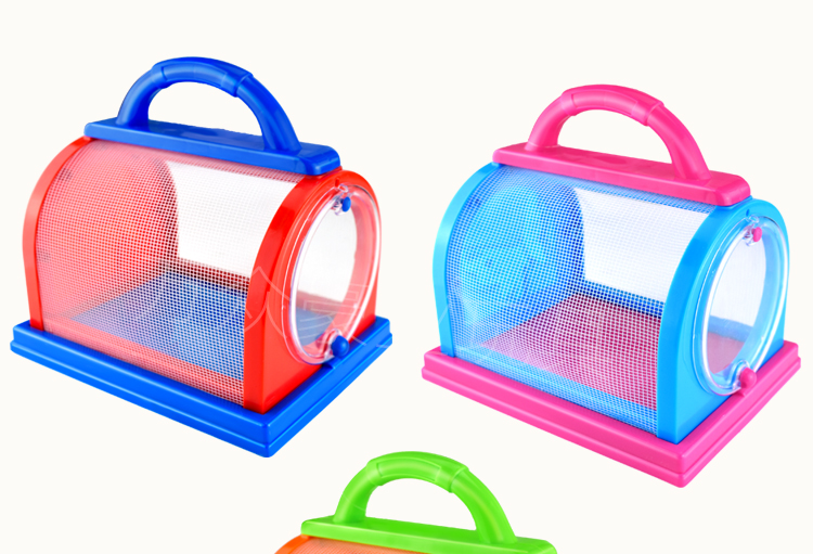 户外蜻蜓蝴蝶捕捉器伸缩捕捉网儿童探索玩具昆虫观察盒收集工具观察盒