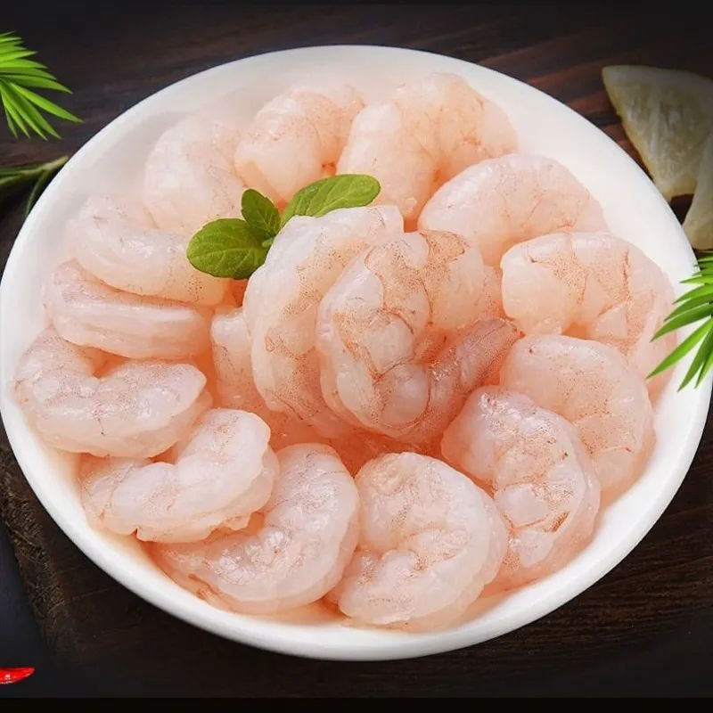 红虾仁新鲜无冰大虾仁现剥冷冻去肠线真空包装鲜冻海鲜海虾米虾皮香津