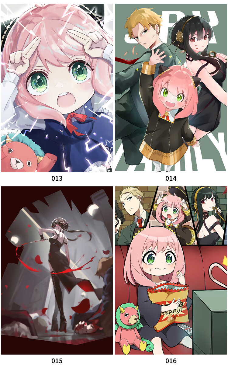 间谍过家家海报 间谍过家家约尔动漫二次元阿尼亚黄昏海报壁纸荆棘