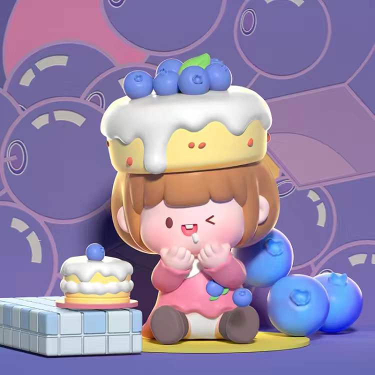 肉肉酱盲盒甜点小镇系列确认款潮玩创意动漫公仔节日礼物一套小隐藏