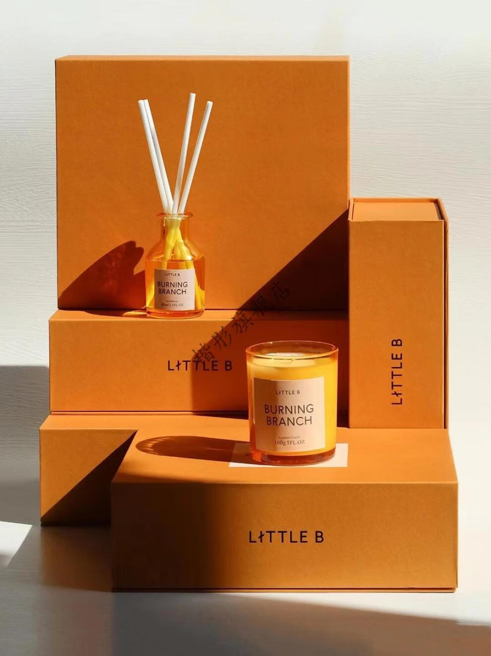 野兽派itteb香氛香薰蜡烛套装日落之前小野兽无火香薰礼盒野派散香器