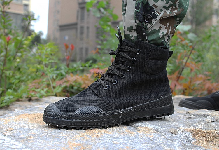 特战解放军鞋军旅军迷特勤鞋训练鞋解放鞋男军鞋07作训鞋迷彩军训胶鞋