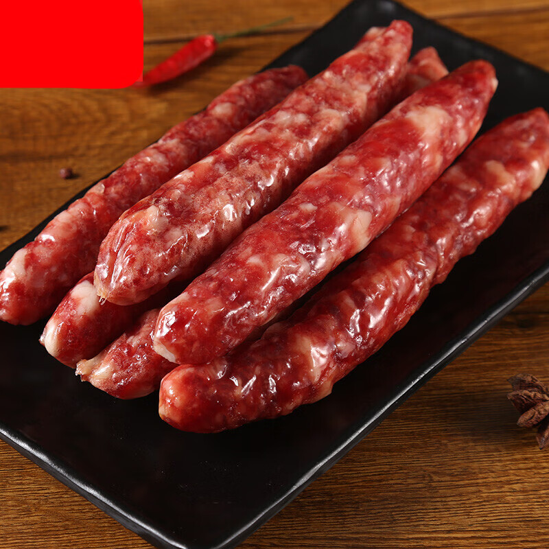 华洋腊肠 500g经典咸味肠香肠 如皋特产咸味腊味农家手工灌肠烘 500g