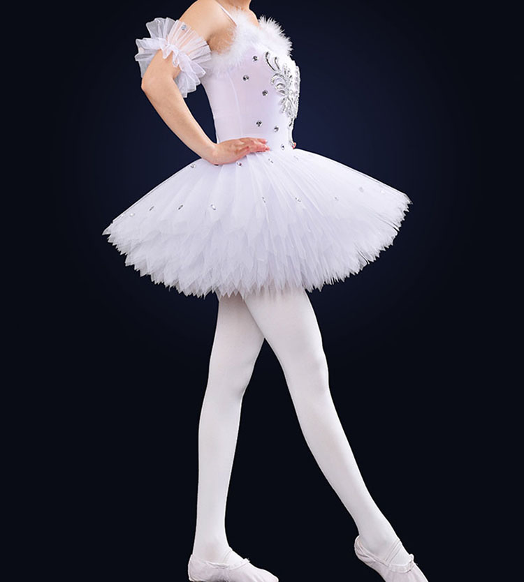 儿童芭蕾舞裙发光芭蕾舞演出服成人蓬蓬裙蓬蓬裙小天鹅儿童吊带亮片