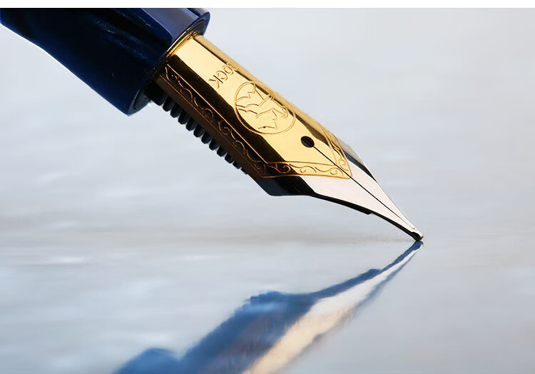 moonman末匠m800钢笔德国进口6号bock双色镀金笔尖花色树脂成人款