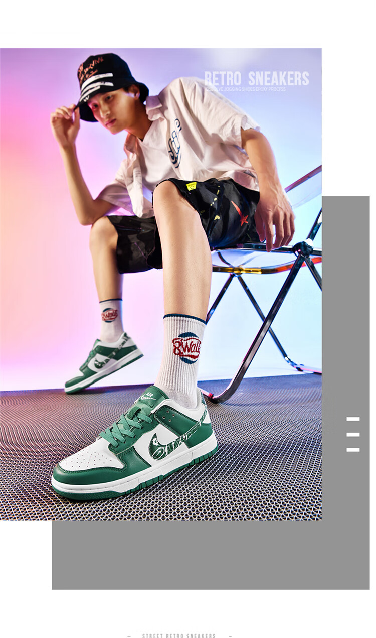 熊猫low板鞋联名夏季aj低帮女鞋nike莆田 纯原 空军一号权志龙全白