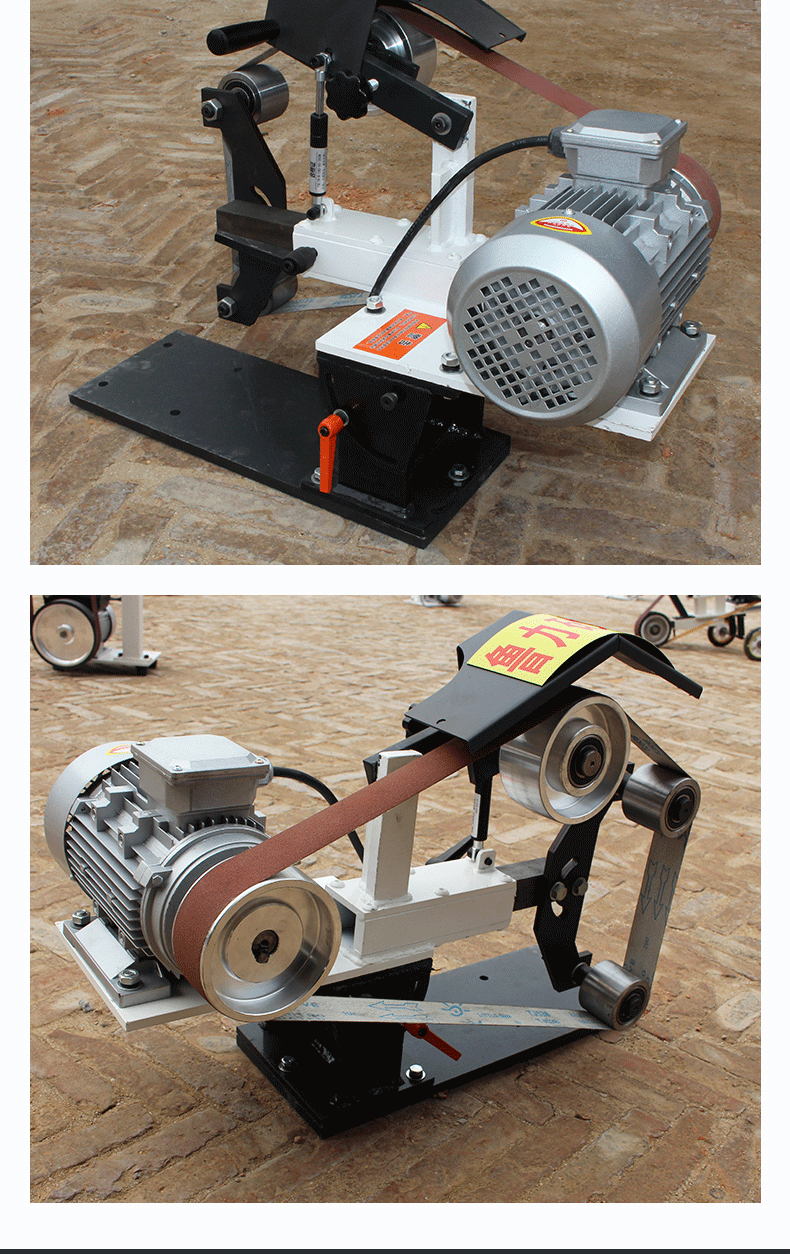 车床专用砂带机抛光平磨钢管外圆打磨小型工业级多功能台式抛光机 a款