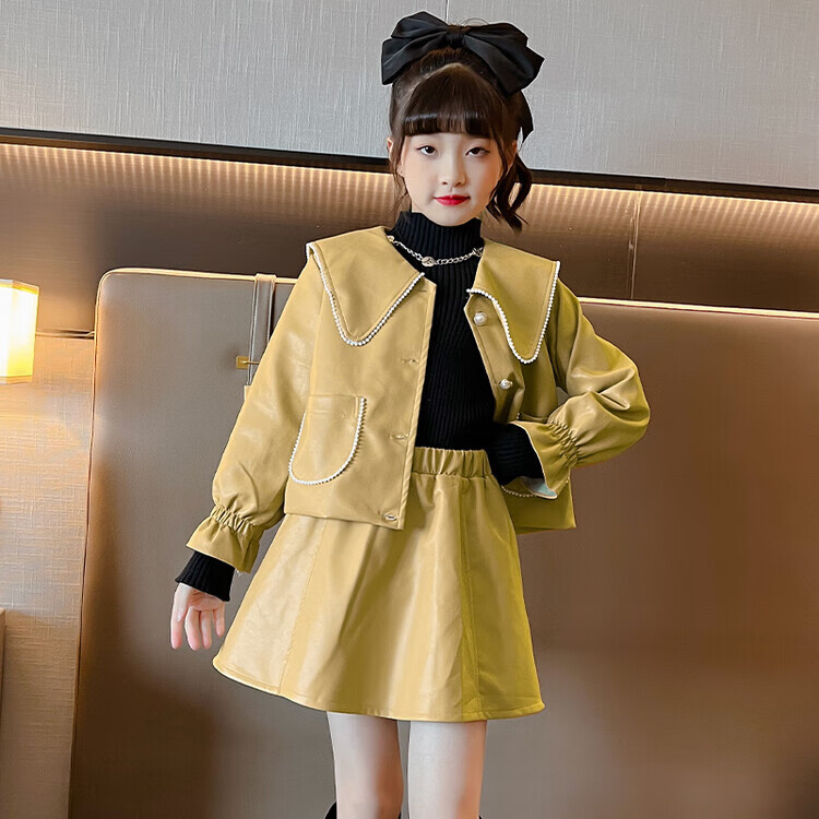 博珏女大童套装秋冬季13到15岁中童女装加厚小孩子衣服12岁以上儿童