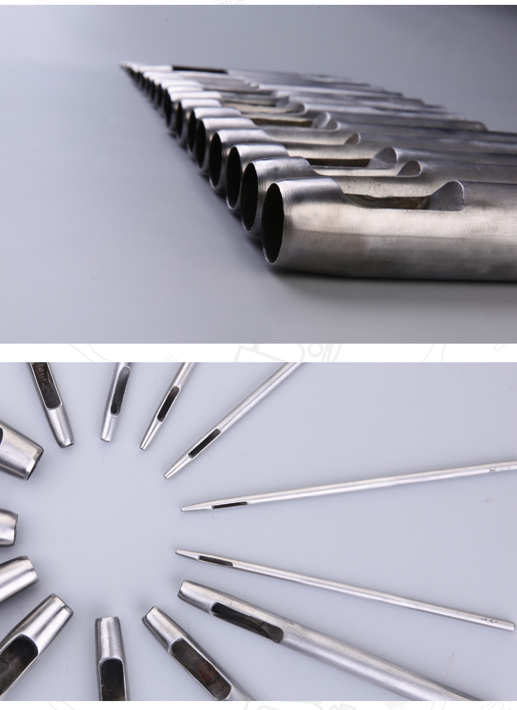 皮带打孔冲子皮革冲头圆冲皮艺工具冲子冲眼空心圆铳子打孔器定制圆冲