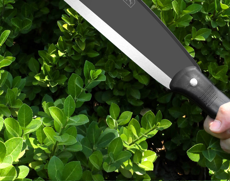 大砍刀柴刀锰钢野外树刀柴刀劈柴开路刀镰刀锋利割草刀弯刀农用工具奔