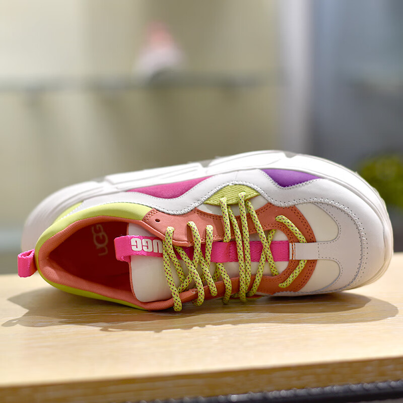【品牌上新】ugg2022春季女士单鞋休闲撞色厚底跑步运动鞋 1125021